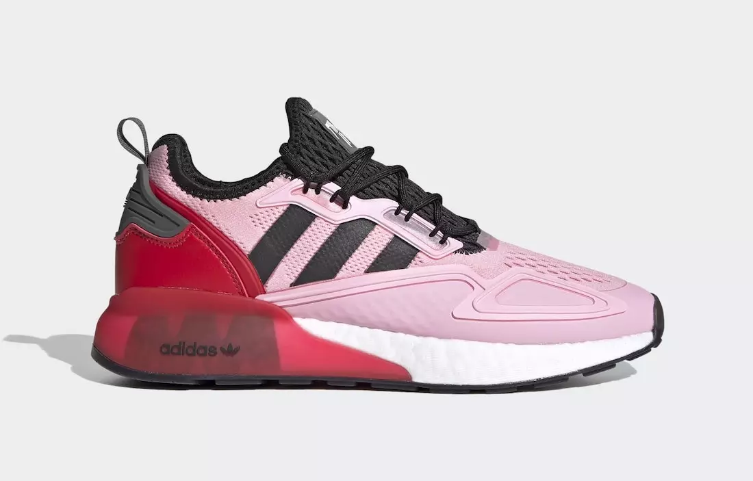 Ninja adidas ZX 2K Boost True Pink FZ0454 Data de llançament