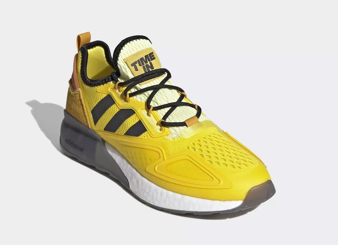 Ninja adidas ZX 2K Boost Yellow Legacy Gold FZ1882 Fecha de lanzamiento