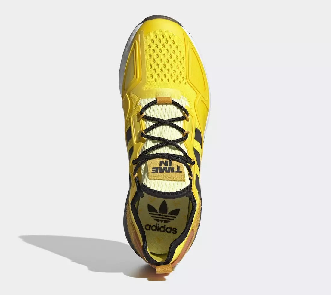 Ninja adidas ZX 2K Boost Amarelo Legado Ouro FZ1882 Data de lançamento