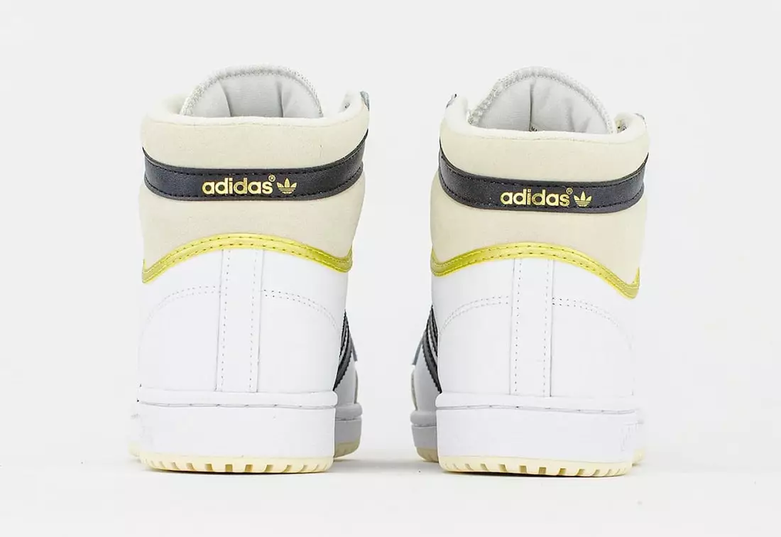 adidas Top Ten Hi White Black Gold S24134 Tarikh Tayangan