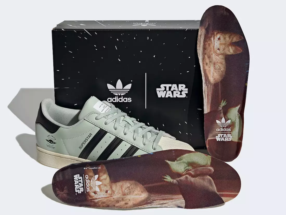 Աստղային պատերազմներ adidas Superstar Baby Yoda The Child GZ2751 Թողարկման ամսաթիվ