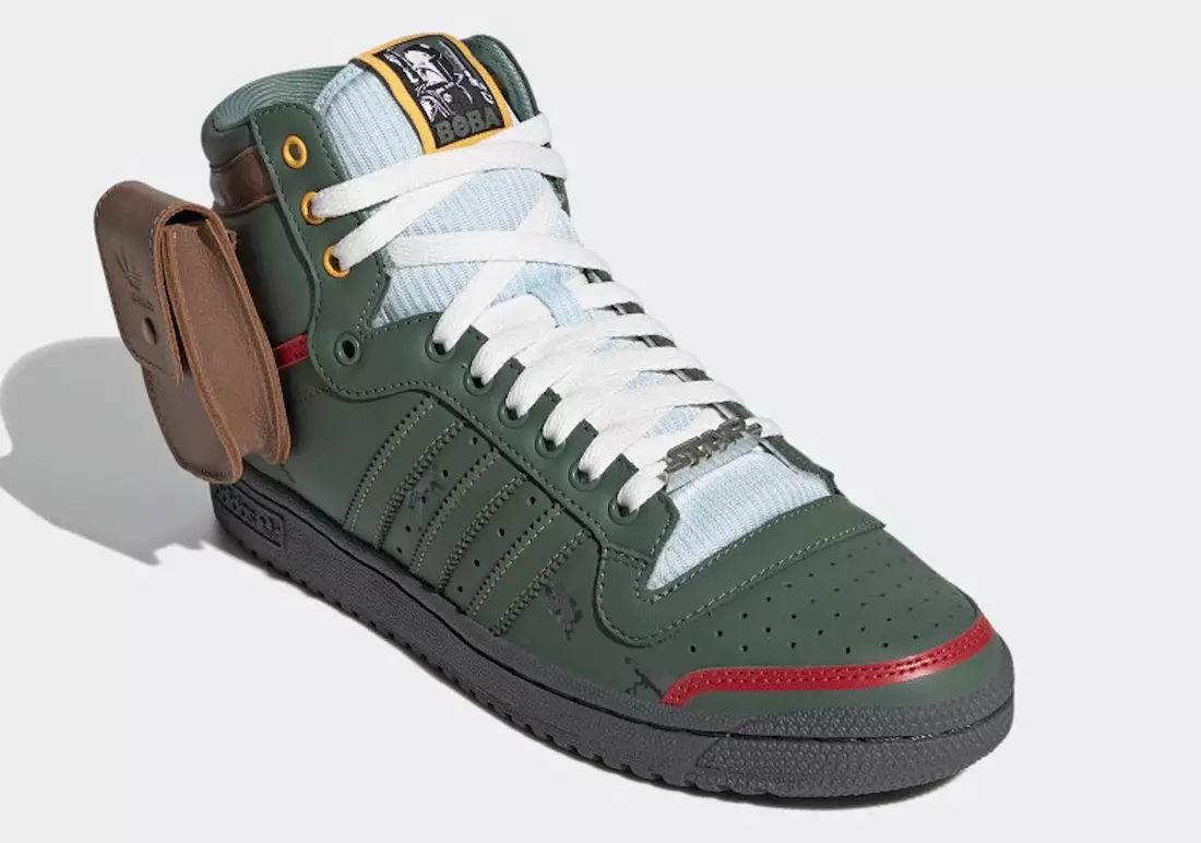 Ҷангҳои Star adidas Top Ten Hi Boba Fett FZ3465 санаи барориши