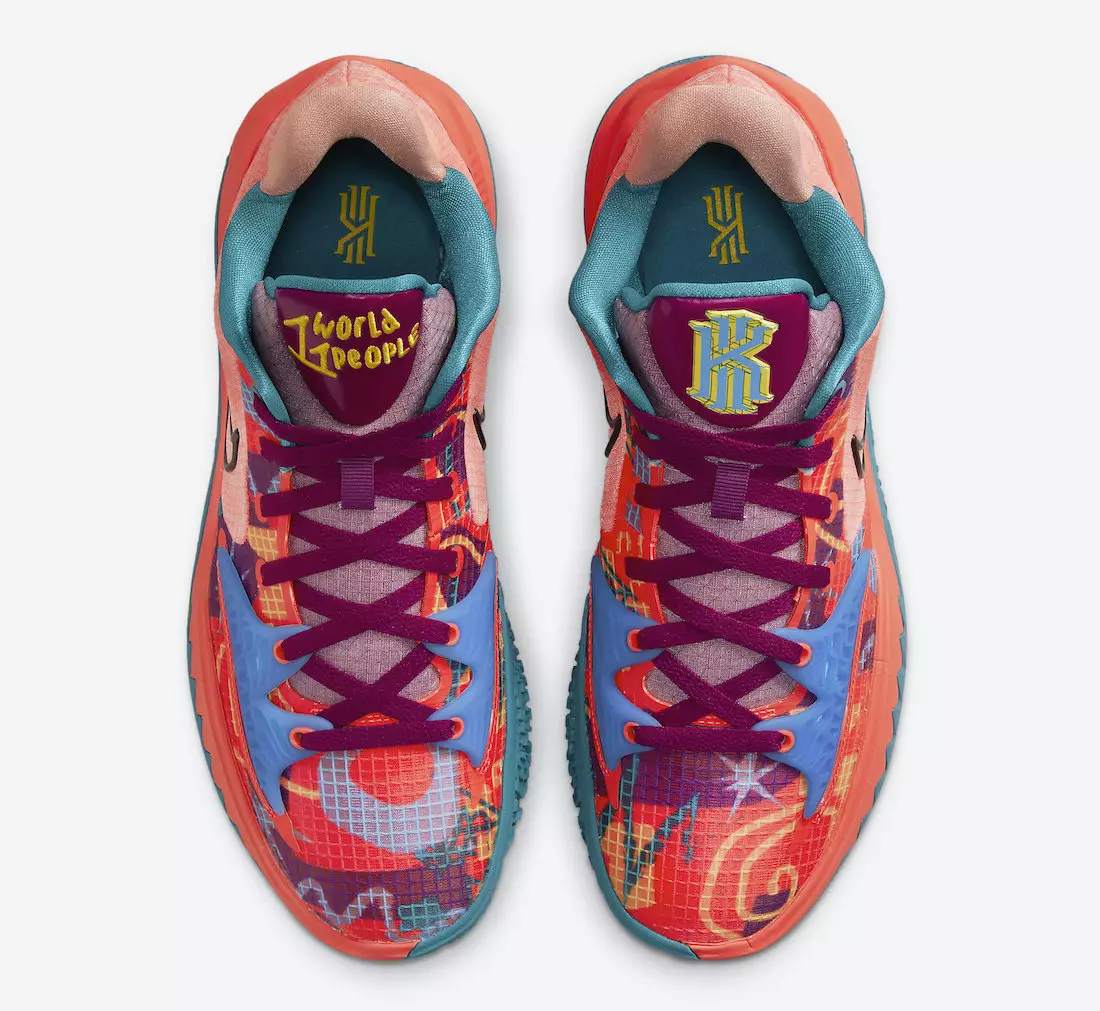 Nike Kyrie Low 4 1 World 1 Mënsche CW3985-600 Release Datum