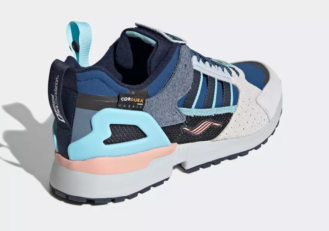 Fondúireacht na Páirce Náisiúnta adidas ZX 10000 C Crater Lake FY5173 Dáta Eisiúna