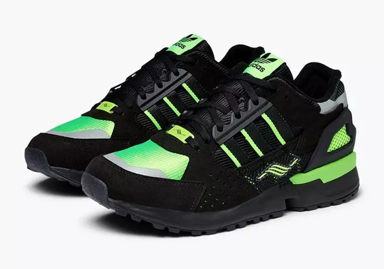 Adidas ZX 10,000C á Scaoileadh i nDubh agus Glas Gréine