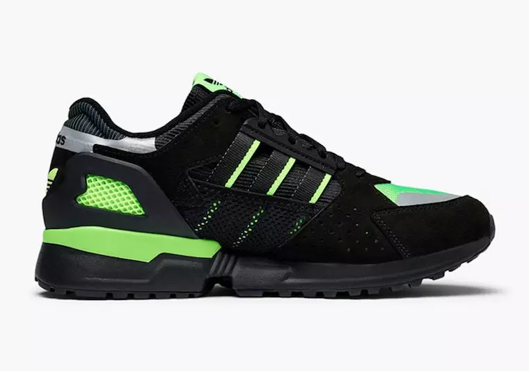 adidas ZX 10000C Sort Solar Green EG8964 Udgivelsesdato