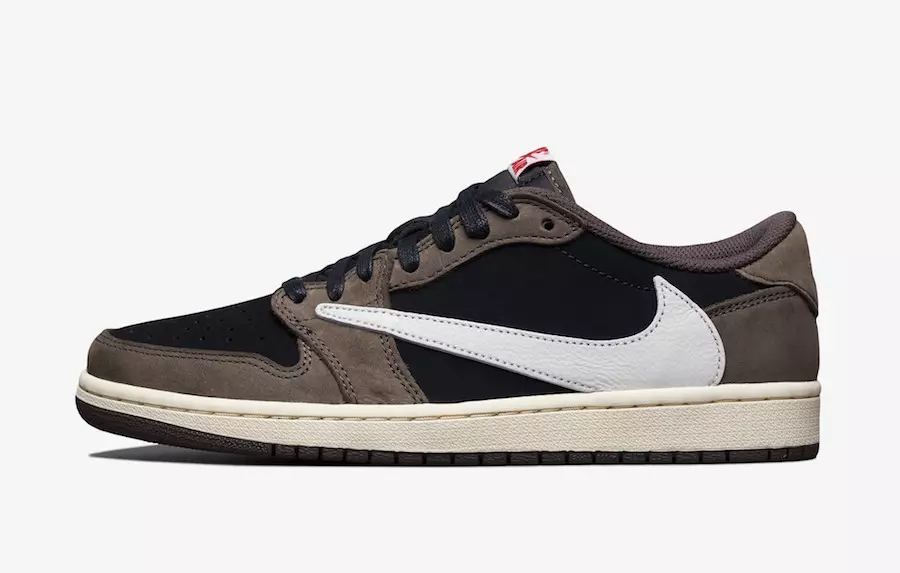 Travis Scott Air Jordan 1 Low CQ4277-001 תאריך שחרור 2019