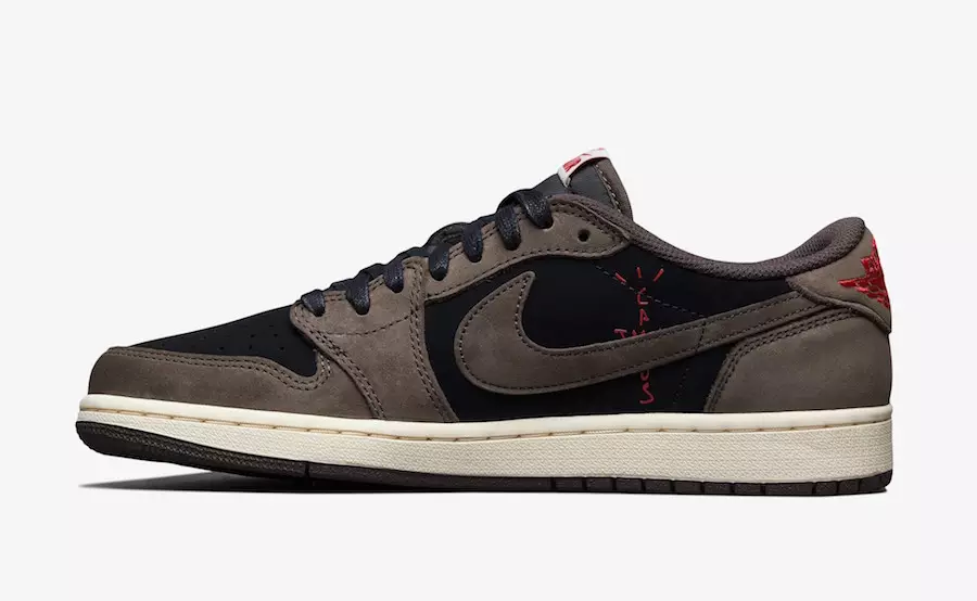 Travis Scott Air Jordan 1 Low CQ4277-001 תאריך שחרור 2019