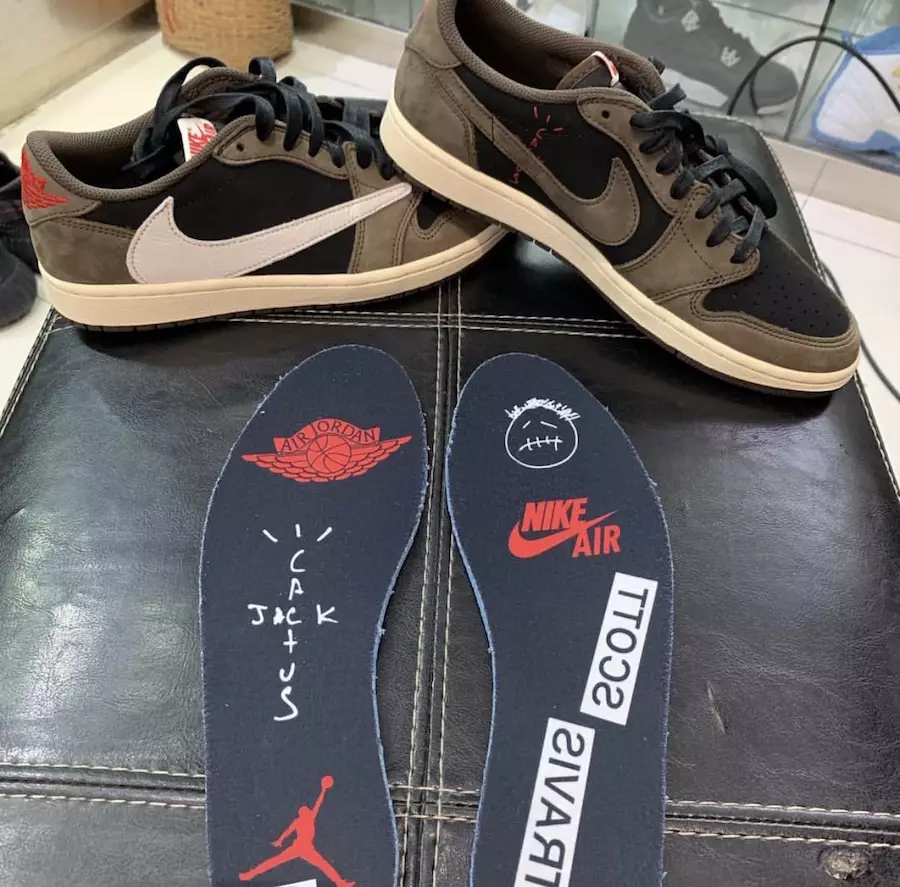 Travis Scott Air Jordan 1 madala tume mokka CQ4277-001 väljalaskekuupäeva hind