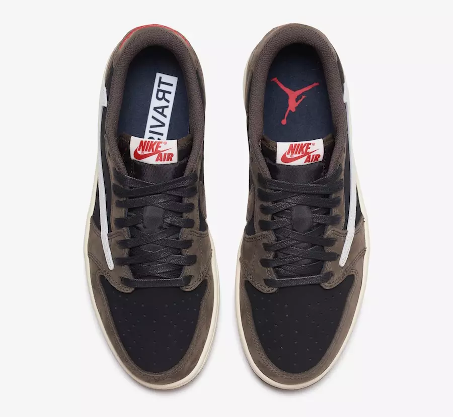 Travis Scott Air Jordan 1 Low CQ4277-001 Data lansării în 2019