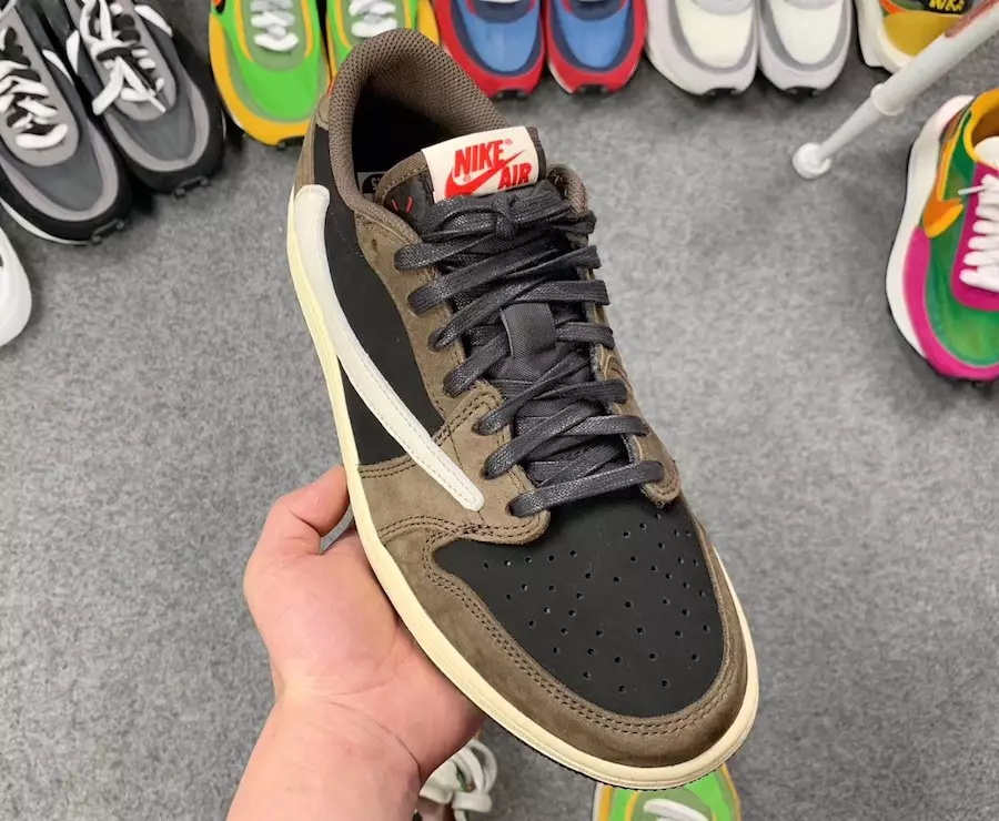 Travis Scott Air Jordan 1 დაბალი CQ4277-001 გამოშვების თარიღი ფასი