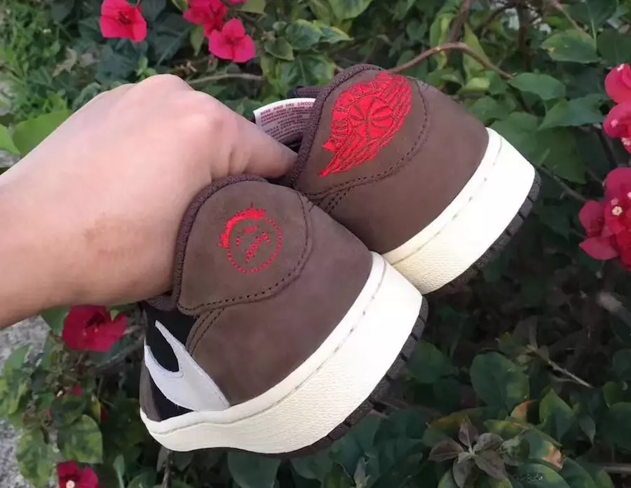 Travis Scott Air Jordan 1 Chuo Kikuu Nyekundu Chenye Nyekundu cha Mocha CQ4277-001 Tarehe ya Kutolewa