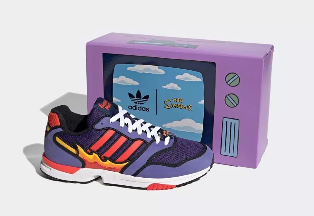 Simpsons adidas ZX 1000 Flaming Moes H05790 julkaisupäivä