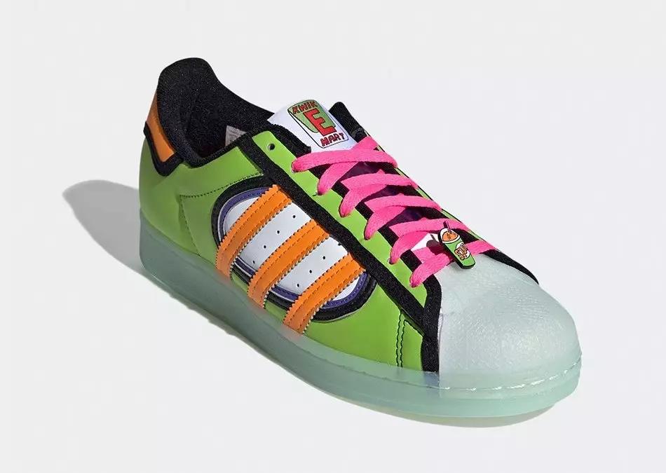 Hình ảnh chính thức của The Simpsons x adidas Superstar “Squishee”