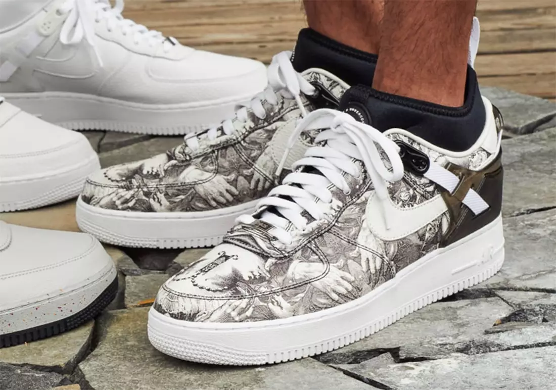 Undercover Nike Air Force 1 madal väljalaskekuupäev