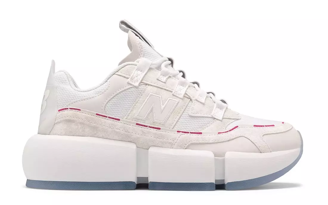 Jaden Smith New Balance Vision Racer White Pink Data tar-Rilaxx