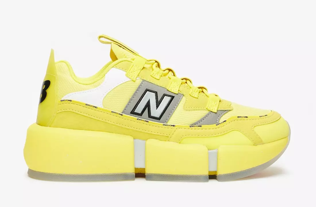 Jaden Smith New Balance Vision Racer Yellow väljalaskekuupäev