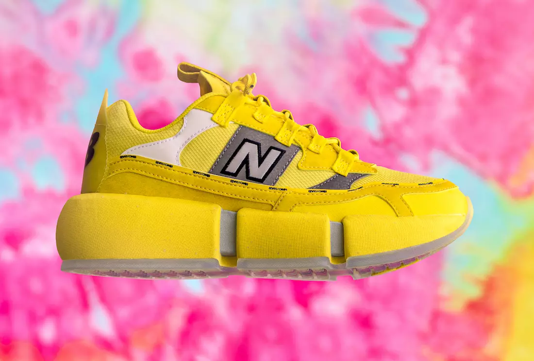 Jaden Smith New Balance Vision Racer Sunflower Yellow Išleidimo data