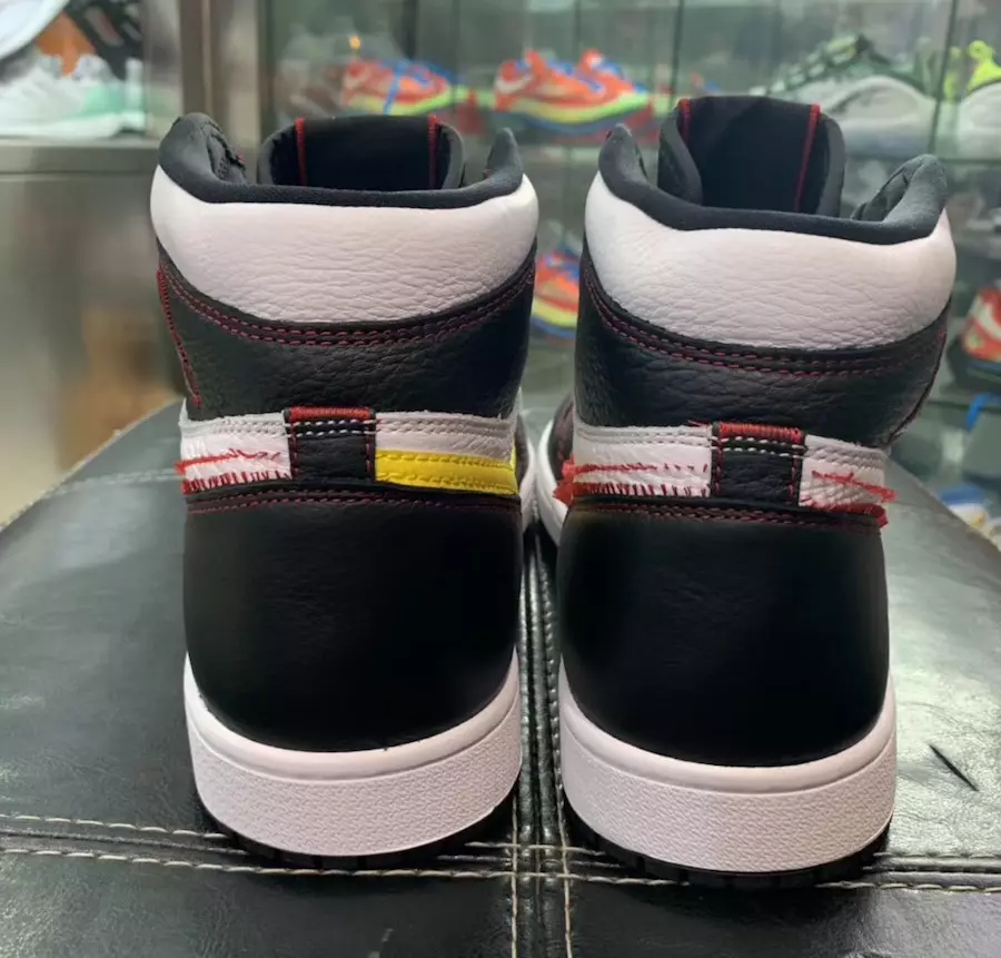 Air Jordan 1 Defiant Hvid Sort Gym Rød Tour Gul CD6579-071 Udgivelsesdato