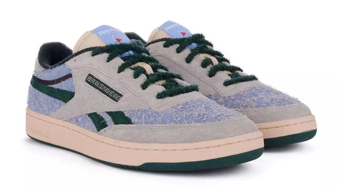 تاریخ انتشار Brain Dead Reebok Club C Revenge Soft Ecru Dark Forest