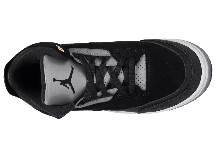 Air Jordan 3 Tinker Black Cement Gold CK4348-007 2019 Датум на издавање