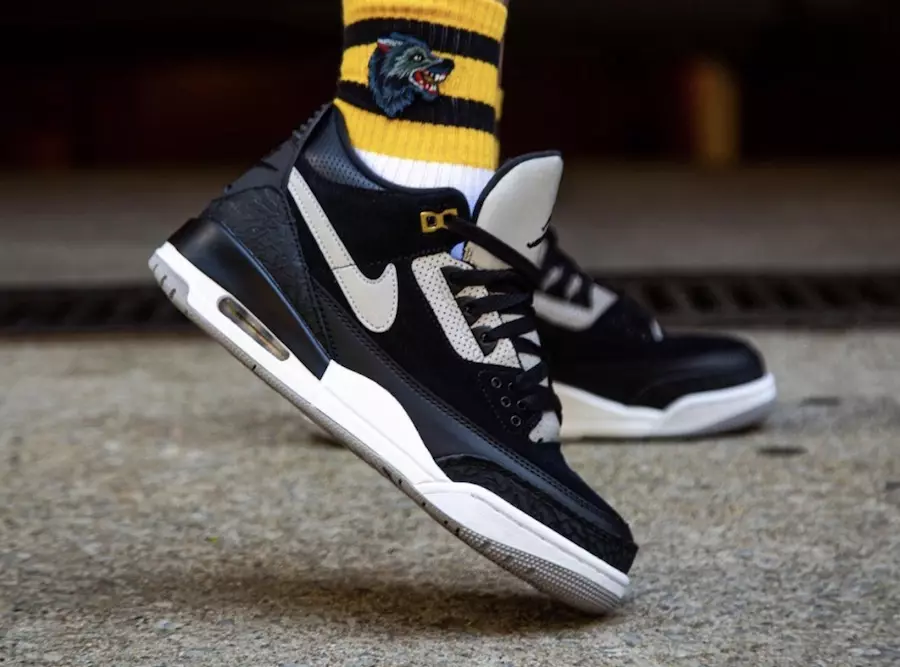 Air Jordan 3 Tinker Black Cement CK4348-007 2019 On-Foot Release Date