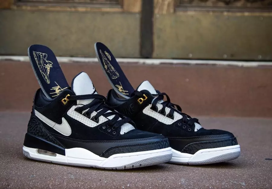 Air Jordan 3 Tinker Black Stroighin CK4348-007 Dáta Eisiúna 2019