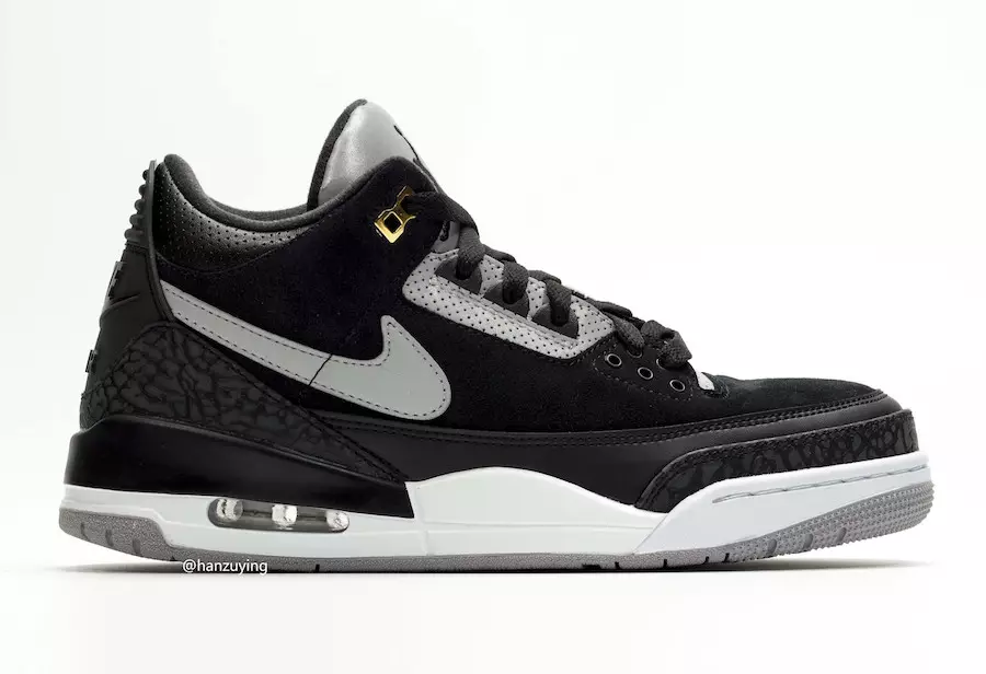 Air Jordan 3 Tinker Black Cement Шығарылған күні CK4348-007