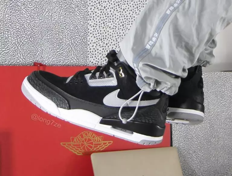 Air Jordan 3 Tinker Black Cement Grey CK4348-007 Data de llançament