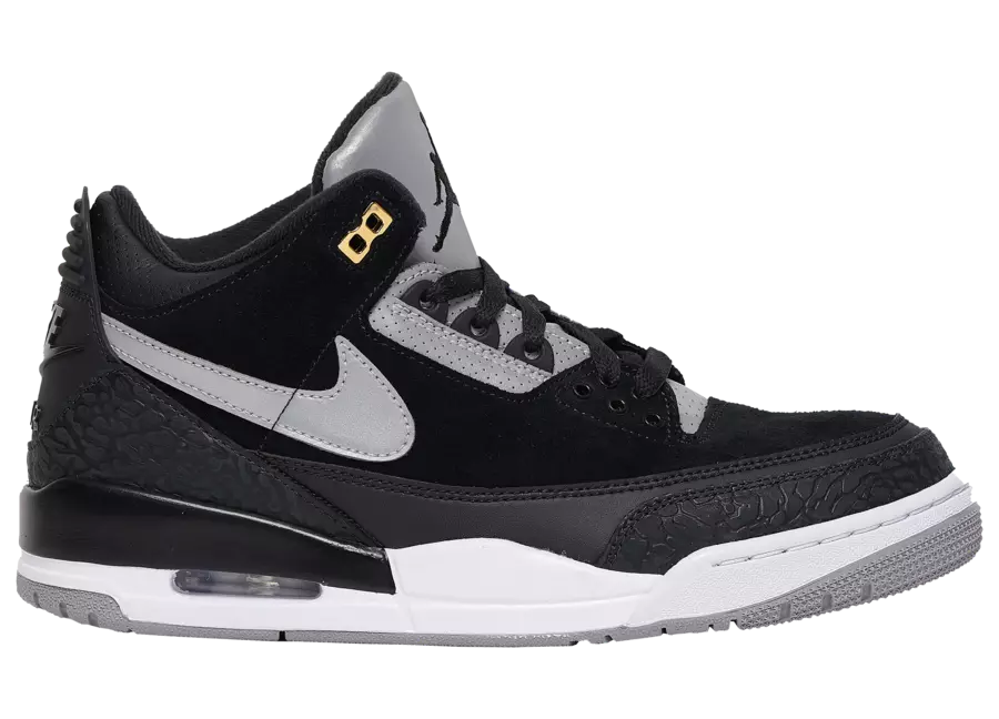 Air Jordan 3 Tinker Black Cement Gold CK4348-007 2019 Ngày phát hành