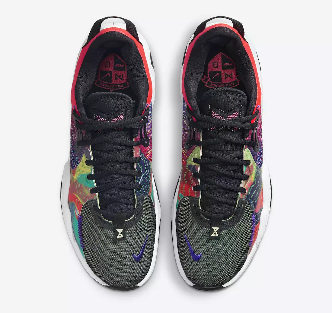 Nike PG 5 multicolorido CW3143-600 Data de lançamento