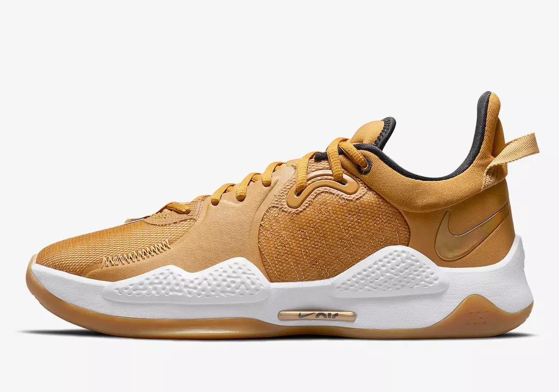 Nike PG 5 Bege Gold CW3143-700 Data de lançamento