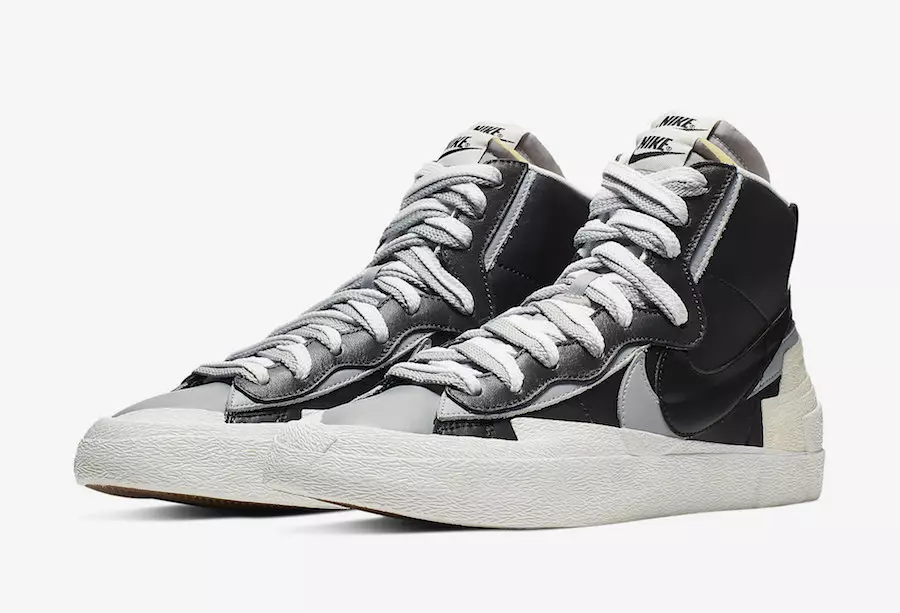 Sacai Nike Blazer Mid Black Wolf Grey BV0072-002 Datum vydání