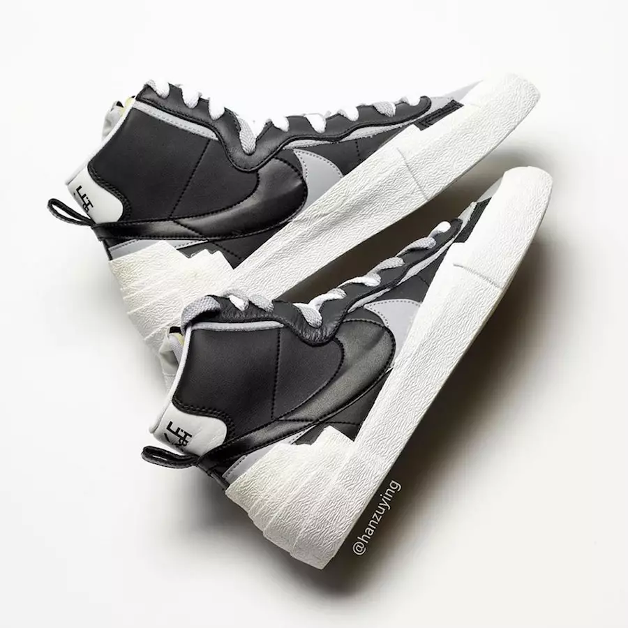 Блейзер Sacai Nike Mid Black Grey White BV0062-002 Дата випуску