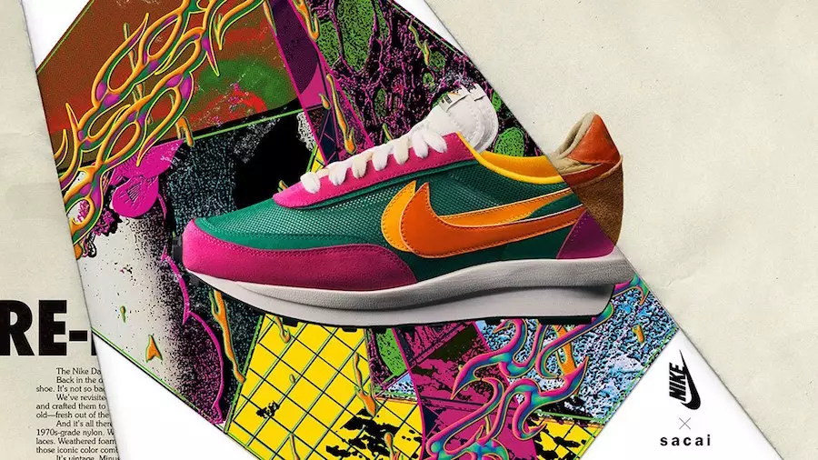 sacai Nike LDWaffle Pink Green – Erscheinungsdatum