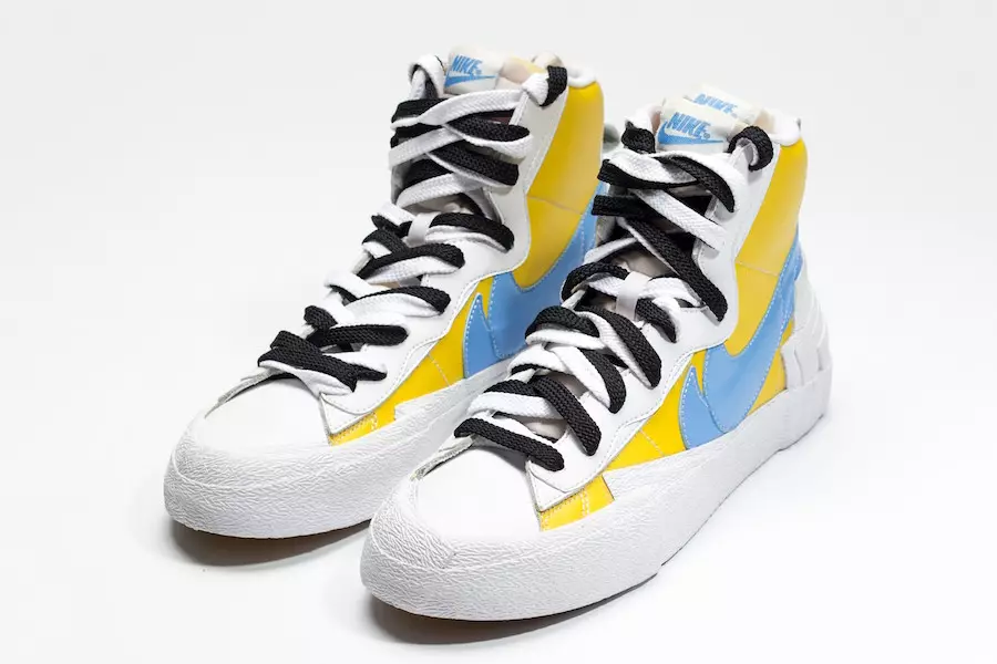 Sacai Nike Blazer Yellow Blue Санаи барориши