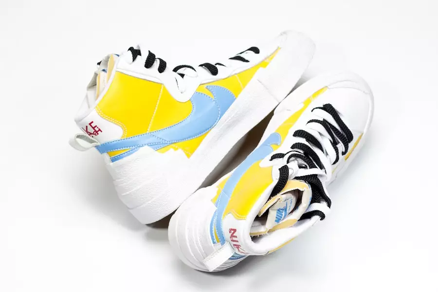 Sacai Nike Blazer Yellow Blue Дата випуску