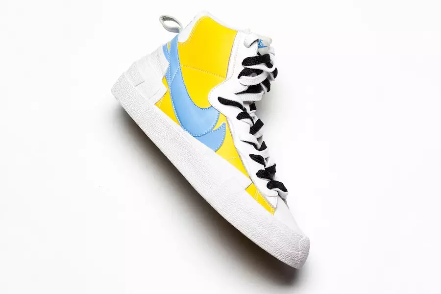 Ngày phát hành Sacai Nike Blazer Yellow Blue