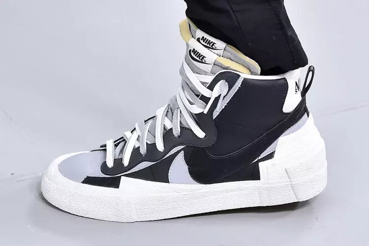 Sacai Nike Hybrid Dunk Blazer Black White