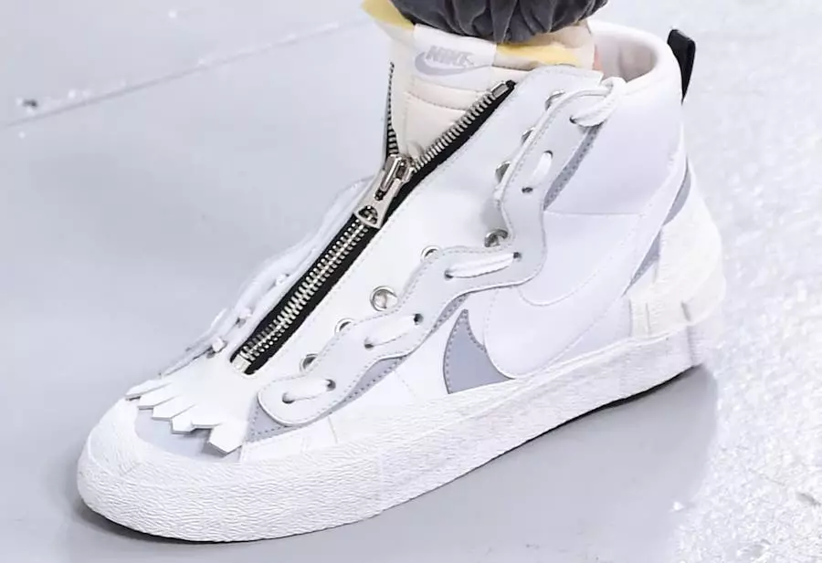 Sacai Nike Hybrid Dunk Blazer Hvit