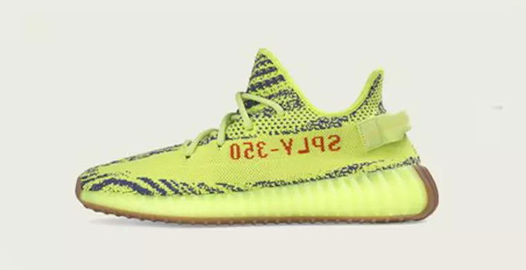 adidas Yeezy Boost 350 V2 Semi Frozen Yellow 2018년 10월