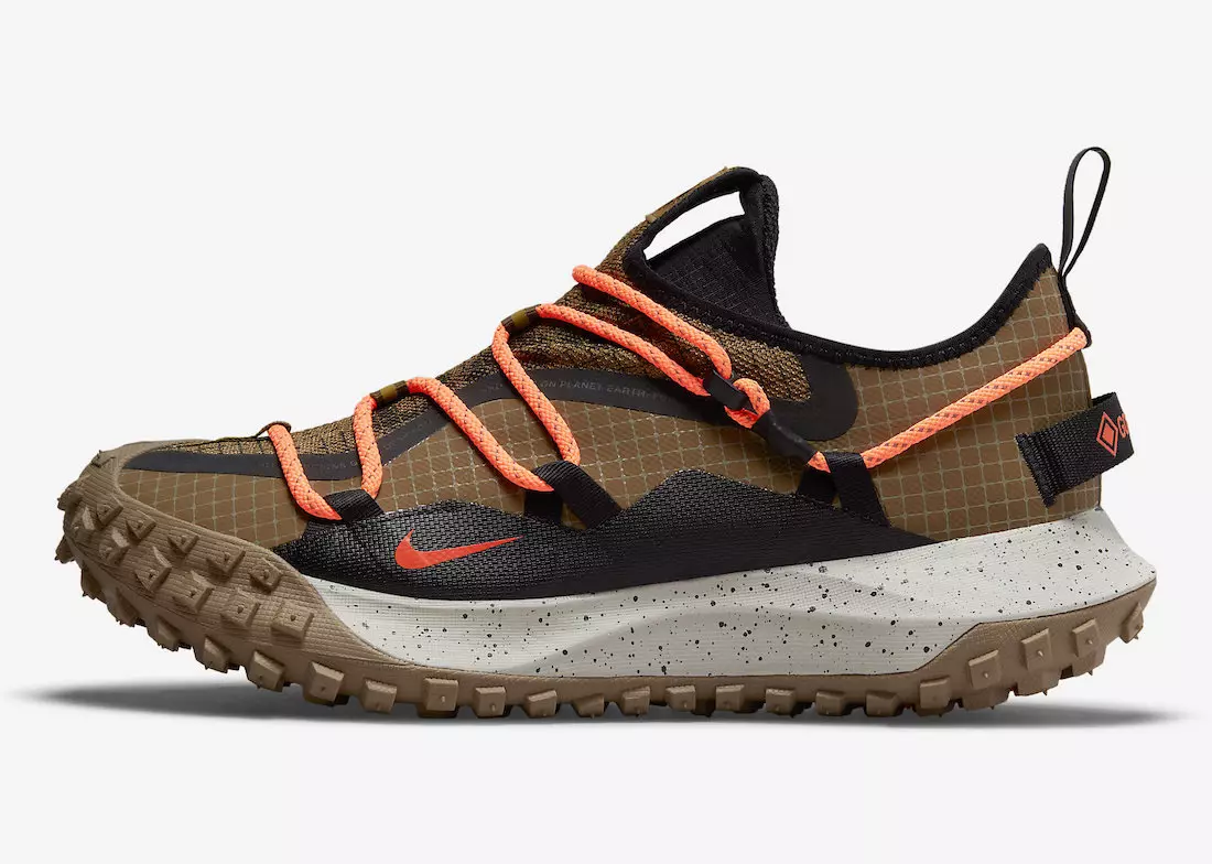 Nike ACG Mountain Fly Low GTX SE Hazel Rush Khaki Atomic Orange DD2861-200 Utgivningsdatum