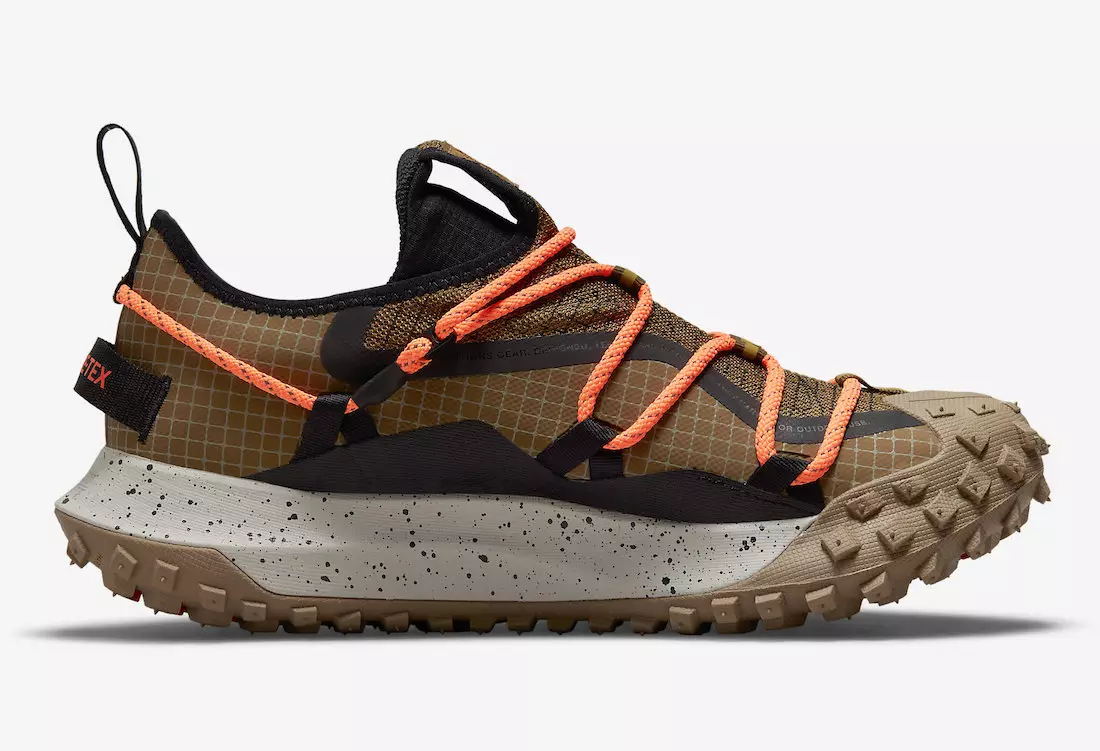 Nike ACG Mountain Fly Low GTX SE Hazel Rush Khaki Atomic Oranje DD2861-200 Releasedatum