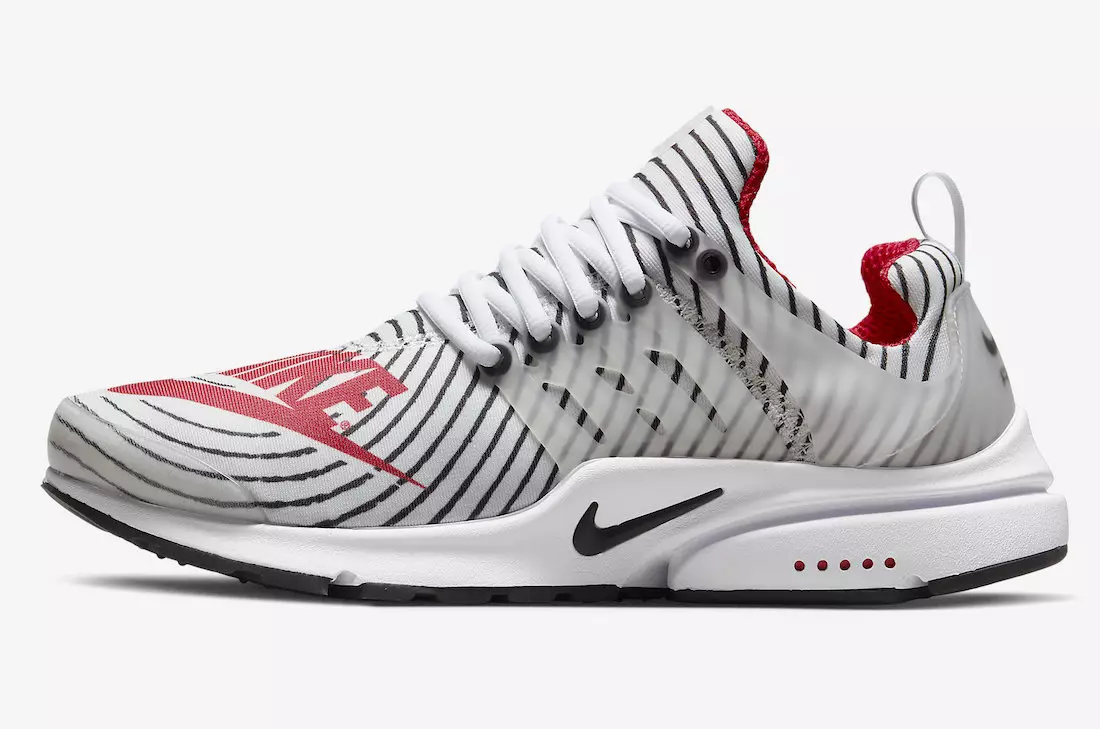 Nike Air Presto Biały Czarny Czerwony CT3550-101 Data premiery