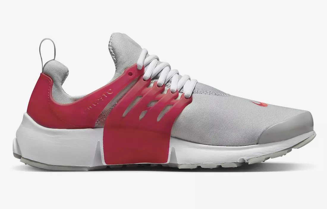 Nike Air Presto cinza vermelho branco DX8963-001 Data de lançamento