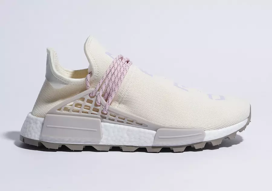 ファレル x アディダス NMD Hu NERD EE8102 クリーム ピンク 発売日