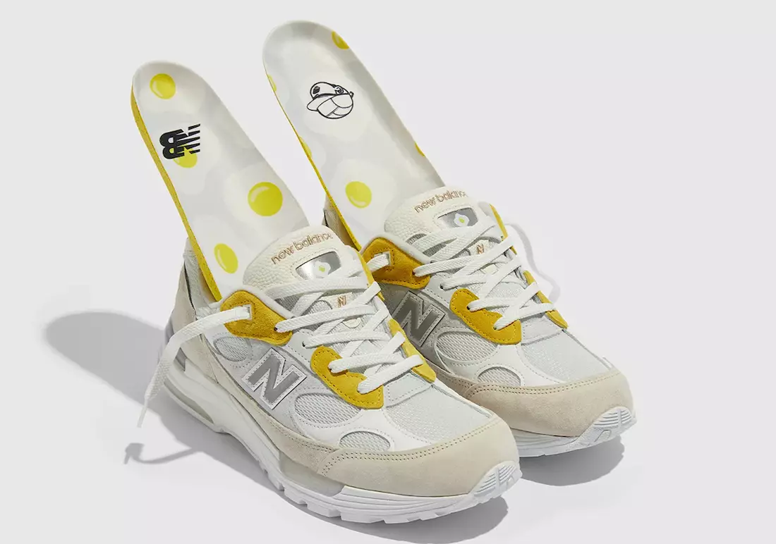 Paperboy Paris New Balance 992 Fried Egg Julkaisupäivä