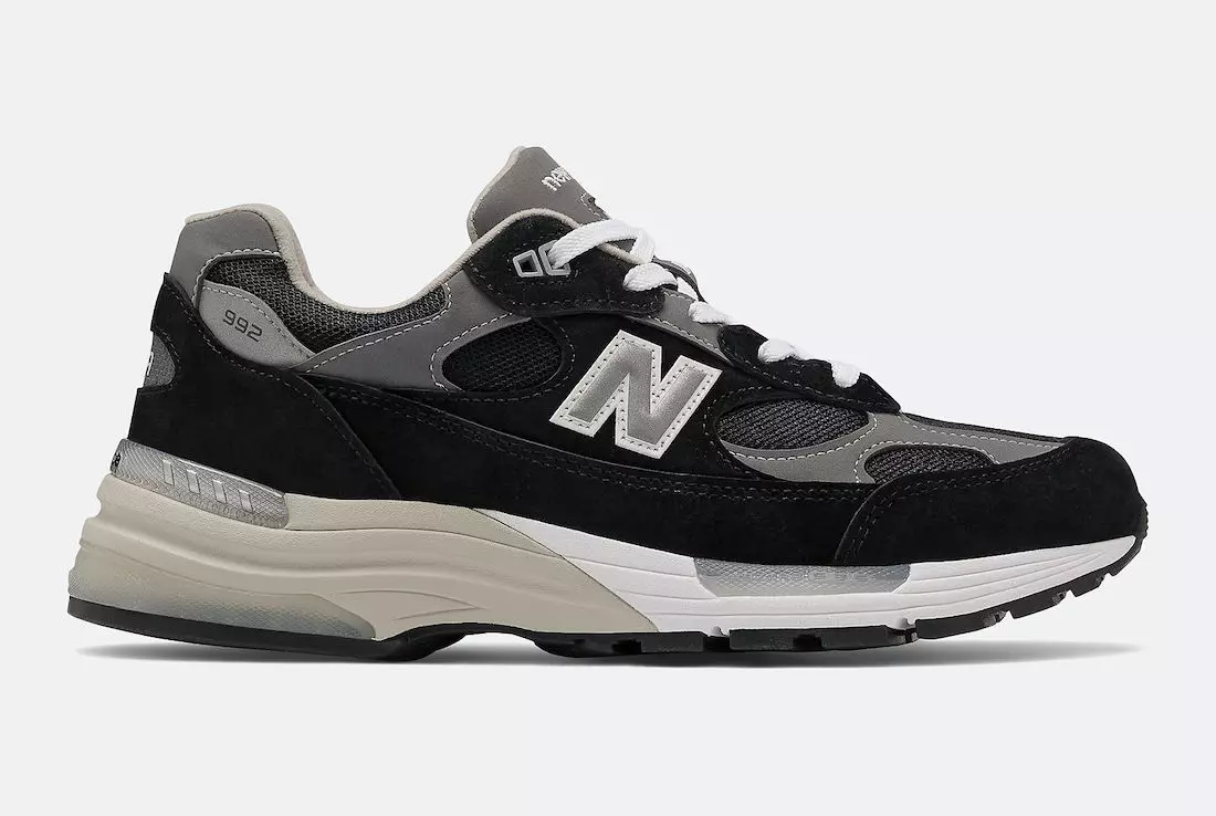 Tanggal Rilis New Balance 992 Black Grey M992EB