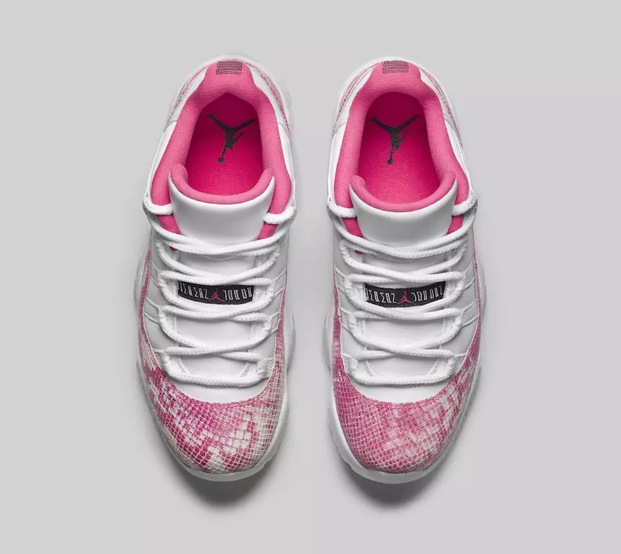 Air Jordan 11 Low White Pink Snakeskin AH7860-106 Udgivelsesdato