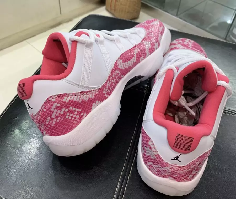 Air Jordan 11 Tarehe ya Kutolewa kwa Nyoka Mweupe Nyeupe AH7860-106